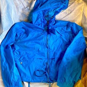 Aqua Blue Windbreaker
